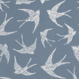 CLARKE AND CLARKE - FLY AWAY- NAVY - Fabric by the Yard