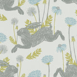 CLARKE AND CLARKE - MARCH HARE- MINERAL - Fabric by the Yard