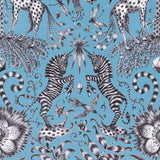 CLARKE AND CLARKE - KRUGER VELVET- TEAL - Fabric by the Yard