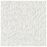 CLARKE AND CLARKE - CORALLINO SHEER- CHALK/SILVER - Fabric by the Yard