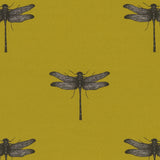 CLARKE AND CLARKE - AZURE- OCHRE - Fabric by the Yard