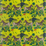 CLARKE AND CLARKE - LOST WORLD VELVET- LIME - Fabric by the Yard