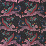 CLARKE AND CLARKE - LYNX VELVET- NAVY - Fabric by the Yard