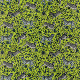 CLARKE AND CLARKE - PROTEA VELVET- LIME - Fabric by the Yard