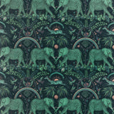 CLARKE AND CLARKE - ZAMBEZI VELVET- TEAL - Fabric by the Yard