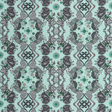 CLARKE AND CLARKE - CASPIAN SATIN- AQUA - Fabric by the Yard