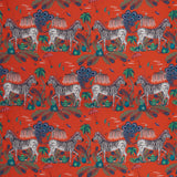 CLARKE AND CLARKE - LOST WORLD SATIN- RED - Fabric by the Yard