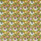 CLARKE AND CLARKE - PARADISE- OCHRE VELVET - Fabric by the Yard