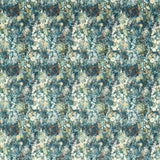 CLARKE AND CLARKE - ROSEDENE- DENIM/SPICE - Fabric by the Yard