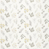 CLARKE AND CLARKE - BRIGITTE- PEWTER/CHARTREUSE - Fabric by the Yard