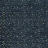 CLARKE AND CLARKE - SELVA- MIDNIGHT/GOLD VELVET - Fabric by the Yard