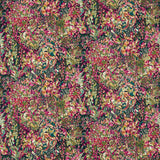 CLARKE AND CLARKE - AUBREY VELVET- FOREST/RASPBERRY - Fabric by the Yard