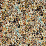 CLARKE AND CLARKE - AUBREY VELVET- NOIR/MINERAL - Fabric by the Yard