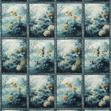 CLARKE AND CLARKE - ARTUS- DENIM OCHRE - Fabric by the Yard
