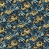 CLARKE AND CLARKE - SUNFOREST- DENIM VELVET - Fabric by the Yard