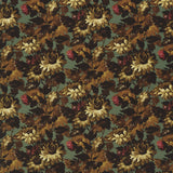 CLARKE AND CLARKE - SUNFOREST- RUSSET VELVET - Fabric by the Yard
