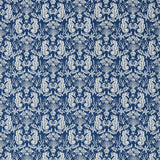 CLARKE AND CLARKE - AQUARIUM- NAVY - Fabric by the Yard