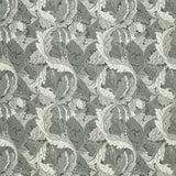 CLARKE AND CLARKE - ACANTHUS JACQUARD- SLATE - Fabric by the Yard