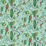 CLARKE AND CLARKE - QUETZAL- AQUA - Fabric by the Yard