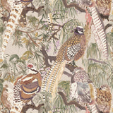 MULBERRY - GAME BIRDS- ANTIQUE - Wallcovering by the Roll