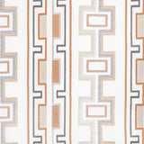 LEE JOFA MODERN - TRITONE EMBROIDERY- COPPER - Fabric by the Yard