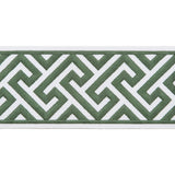 MELROSE EMB TAPE - EMERALD - Mag Fabrics - Trim By The Yard