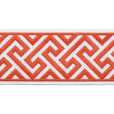 MELROSE EMB TAPE - PAPAYA - Mag Fabrics - Trim By The Yard