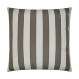 Outdoor Cafe Stripe Pillow - Driftwood - DV Kap