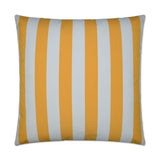 Outdoor Cafe Stripe Pillow - Yellow - DV Kap