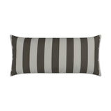 Outdoor Cafe Stripe Lumbar Pillow - Driftwood - DV Kap