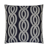 Outdoor Sea Shore Pillow - Navy - DV Kap