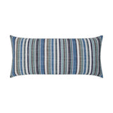 Outdoor Fancy Stripe Lumbar Pillow - Navy - DV Kap