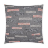 Outdoor Blockweave Pillow - Coral - DV Kap