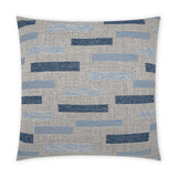 Outdoor Blockweave Pillow - Indigo - DV Kap