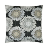 Outdoor Daisy Chain Pillow - Black - DV Kap