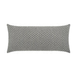 Outdoor Dot Dash Lumbar Pillow - Grey - DV Kap