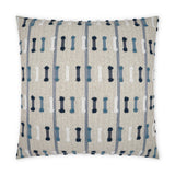 Outdoor Tassel Stripe Pillow - Blue - DV Kap