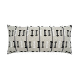 Outdoor Tassel Stripe Lumbar Pillow - Grey - DV Kap