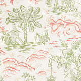 BRUNSCHWIG & FILS - VALENSOLE- LEAF/ROSE - Wallcovering by the Roll