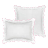 Laura Park - 20 x 26 Scalloped Shams - Pink