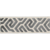 SUTTON TAPE - GRAY - Mag Fabrics - Trim By The Yard