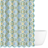 Laura Park 72" x 72" Shower Curtain - English Garden Blue