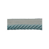 BRUNSCHWIG & FILS - COEUR CABLE-L- AQUA - Fabric by the Yard