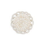 BRUNSCHWIG & FILS - COEUR ROSETTE- CREAM - Fabric by the Piece