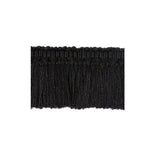 BRUNSCHWIG & FILS - COEUR BRUSH- BLACK - Fabric by the Yard