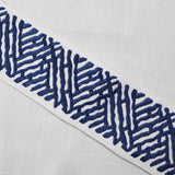 TRELLI EMB TAPE - MARINE - Mag Fabrics - Trim By The Yard