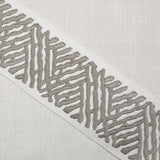 TRELLI EMB TAPE - PLATINUM - Mag Fabrics - Trim By The Yard