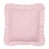 Laura Park - 26x26 Ticking Stripe Pillow - Pink