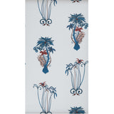 CLARKE AND CLARKE - JUNGLE PALMS- BLUE - Wallcovering by the Roll