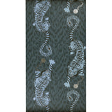CLARKE AND CLARKE - TIGRIS- NAVY - Wallcovering by the Roll
